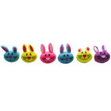 LED Jelly Rubber Bunny Rabbit Ring (Pack of 6)