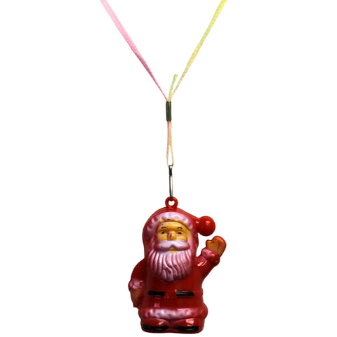 LED Santa Necklace (Dozen)