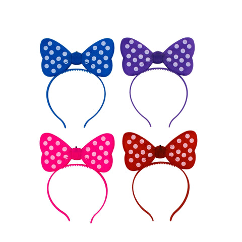 LED Bow Headband - Assorted Colors (Each)