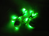 47" Green Light Up Shoelaces (Pair)