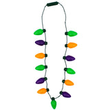 LED Mardi Gras Light Up Bulb Necklace with 13 Bulbs (Each)