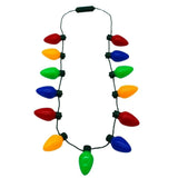 LED Christmas Light Up Bulb Necklace with 13 Bulbs (Each)