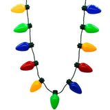LED Christmas Light Up Bulb Necklace with 13 Bulbs (Each)