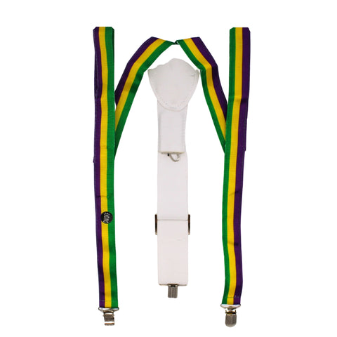 LED Mardi Gras LED Light Up Suspenders (Each)
