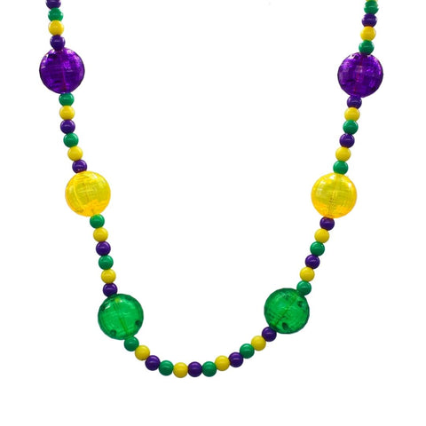 LED Purple, Green, and Yellow Bulb Necklace (Each)