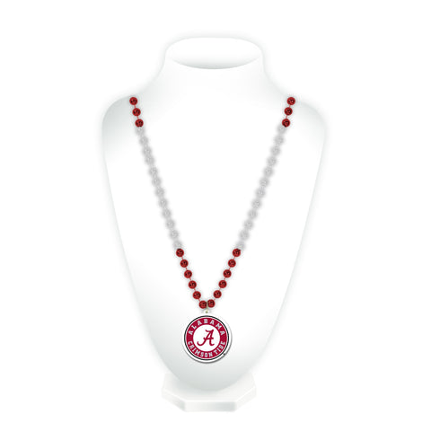 36" Collegiate Alabama "A" Crimson Tide Licensed Bead (Each)