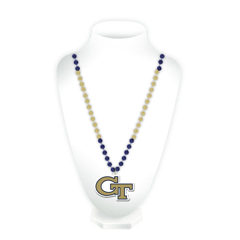 36" Collegiate Georgia Tech Licensed Bead (Each)