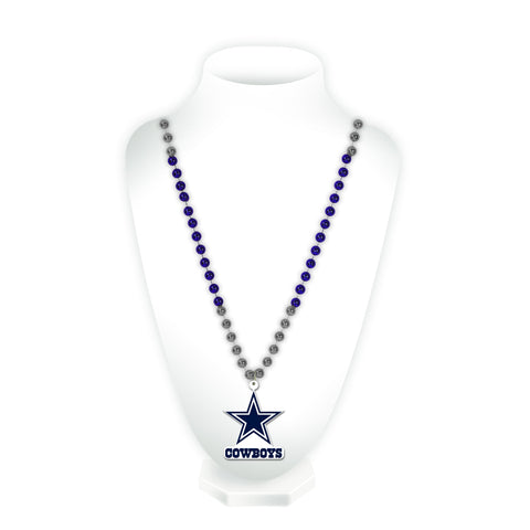 36" NFL Licensed Cowboys Logo and Wordmark Bead (Each)