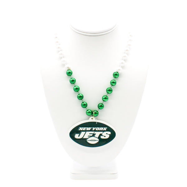 New York Jets Jets Large Silver Pendant