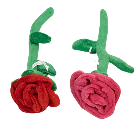 12" Small Pink and Red Rose (Dozen)