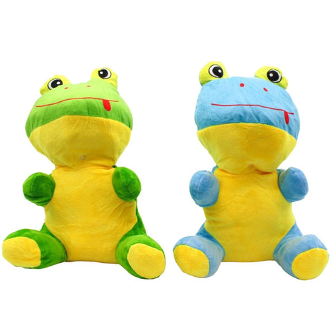 9" Sitting Frog with Tongue, 2C (Dozen)