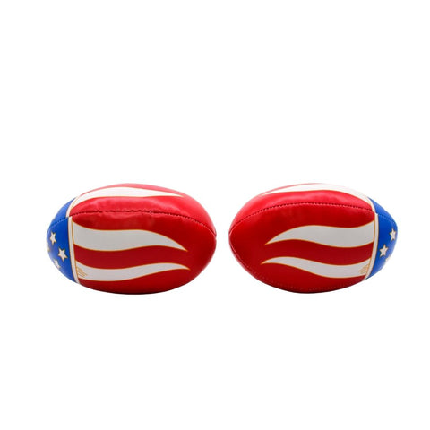 6" Football Vinyl USA Red, White and Blue (Dozen)