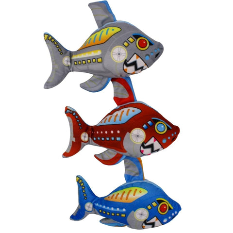 9.2" Robot Shark - Assorted Color (Dozen)