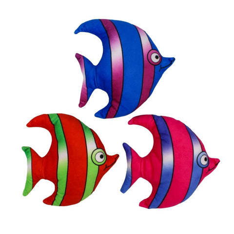 8" Two Stripe Fish - Assorted Colors (Dozen)