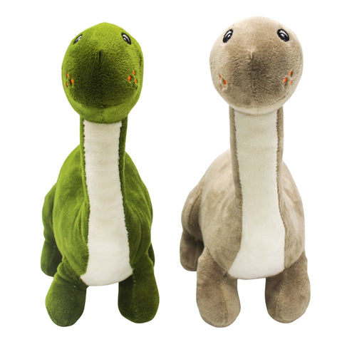 10" Plush Long Neck Dinosaur - Assorted Colors (Each)