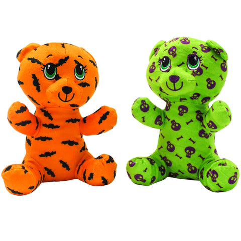 8" Plush Halloween Bear - Assorted (Each)