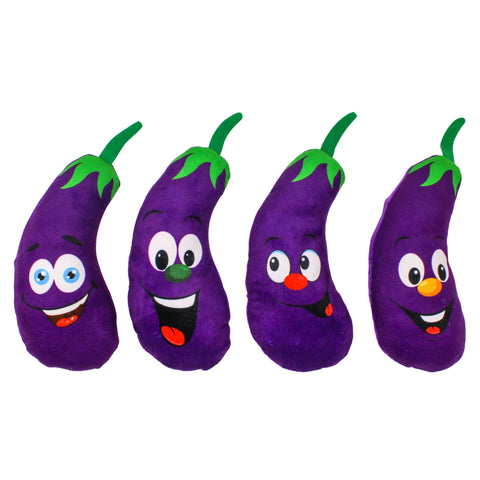 9" Plush Eggplant - Assorted (Each)