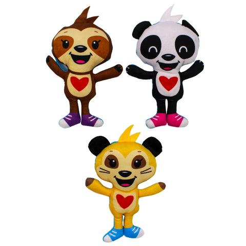 7.5" Heart Animals - Assorted (Each)