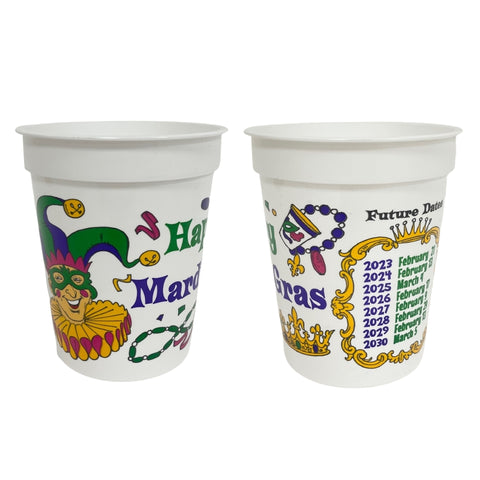 Mardi Gras Cup 16oz (Sleeve of 25)