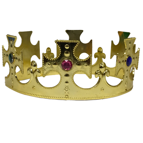 Gold Jeweled Crown (Each)