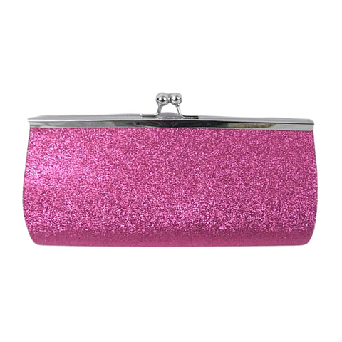 Large Hot Pink Clutch Purse 9.5" x 4.5" (Each)