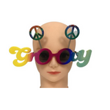 Groovy Sunglasses with Peace Signs (Each)