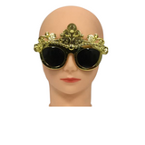 Metallic Gold Princess Sunglasses (Each)