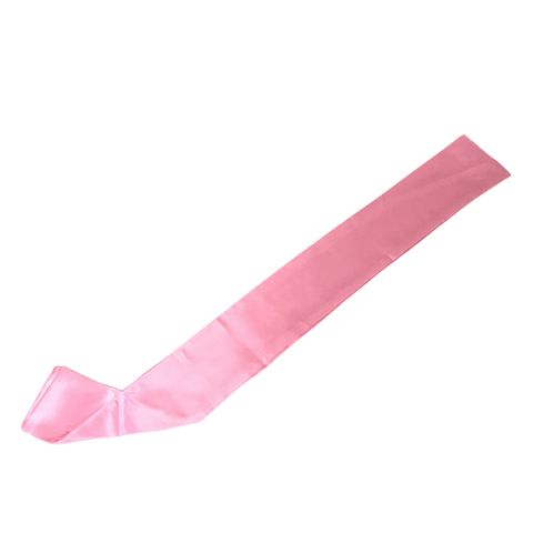 Baby Pink Satin Sash 33" x 4" (Each)