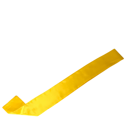 Yellow Satin Sash 33" x 4" (Each)