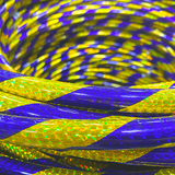 24" Hula Hoop - Purple and Gold Glitter (Dozen)