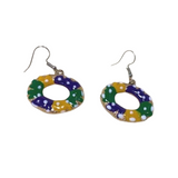 King Cake Earrings (Pair)