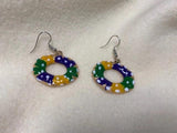 King Cake Earrings (Pair)