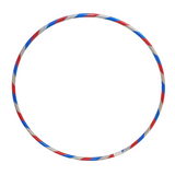24" Hula Hoop - Red, Silver, and Blue Glitter (Dozen)