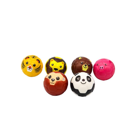 2.5" Assorted Foam Animal Faces (Dozen)