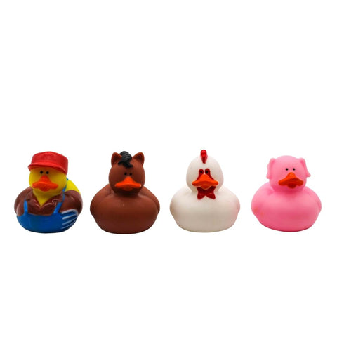 2" Farm Rubber Duck (Dozen)