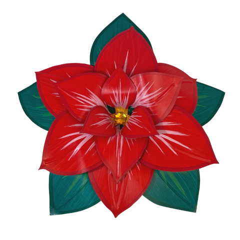 21" Orpheus Poinsettia Signature Flower (Each)