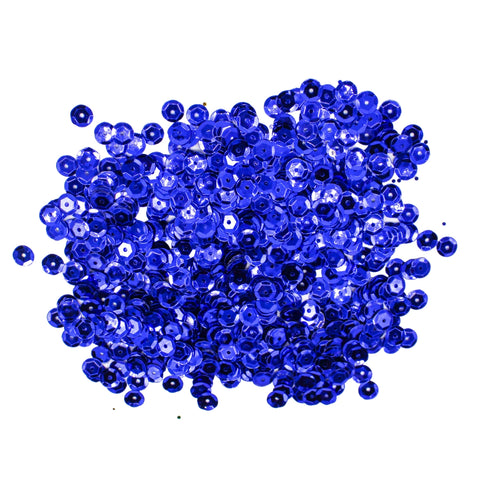 8mm Cup Sequins - Royal Blue - 1000 Pieces (Pack)