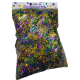Metallic Purple, Green and Gold Confetti 1lb (Bag)