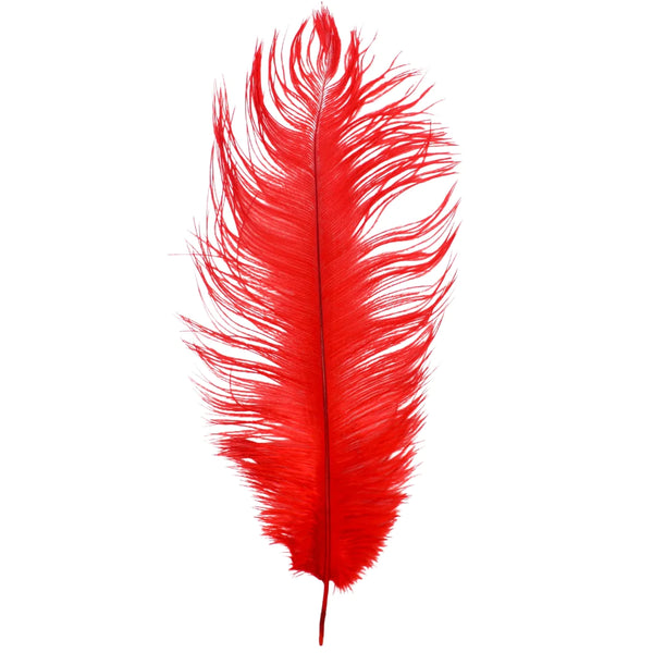 Red Ostrich Feather Plume 18 to 20 (Each) – Mardi Gras Spot