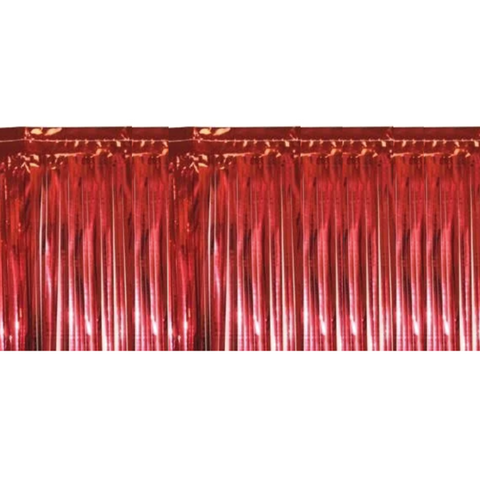 10' x 15" Cranberry Fringe  (Each)