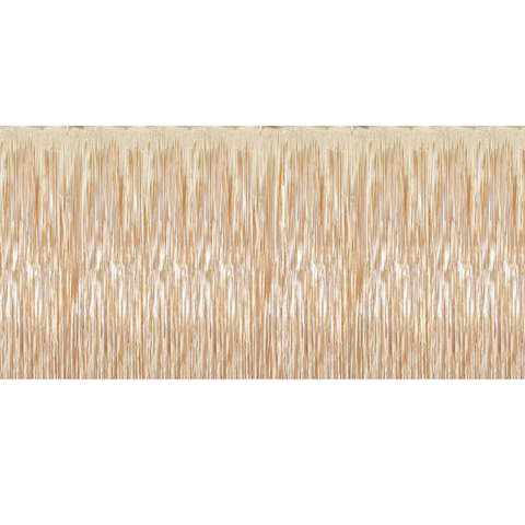 10' x 15" Matte Gold Fringe (Each)