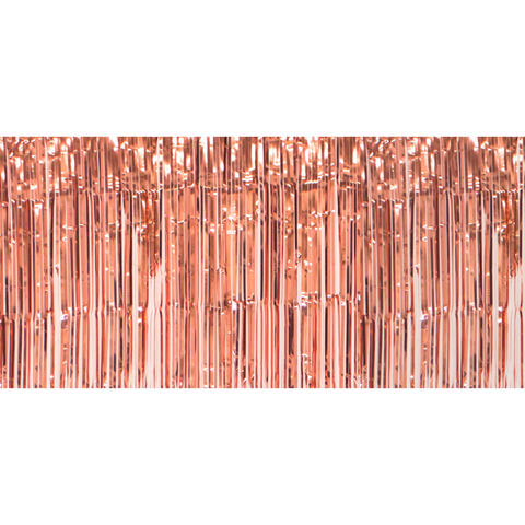 10' x 15" Matte Rose Gold Fringe (Each)