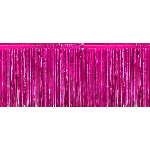 10' x 15" Hot Pink Fringe (Each)
