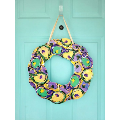 Mardi Gras Oyster Door Hanger (Each)