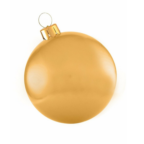 18" Vintage Gold Holiball (Each)