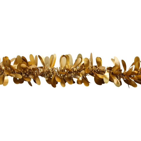 Gold Matte Garland - 9' x 3.5" (Each)