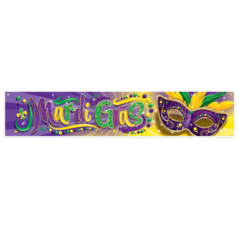 Mardi Gras Banner (Each)