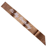 It's My Birthday Glittered Sash (Each)