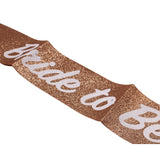 Bride To Be Glittered Sash (Each)