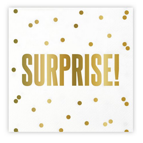 SURPRISE Napkins - 5" x 5" (20 Count)